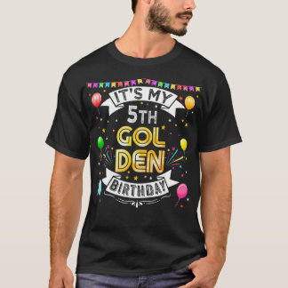 T-shirt 5e fête d'anniversaire C'est mon 5e anniversaire G