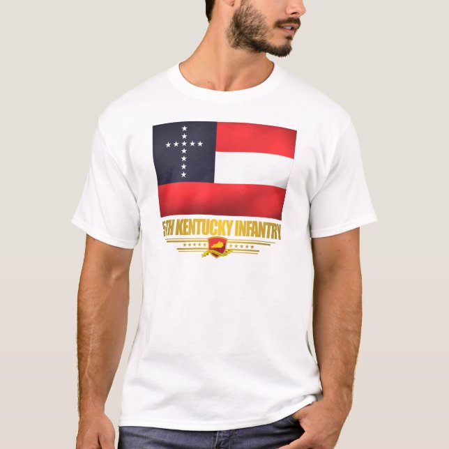 T-shirt 5e infanterie du Kentucky (Devant)