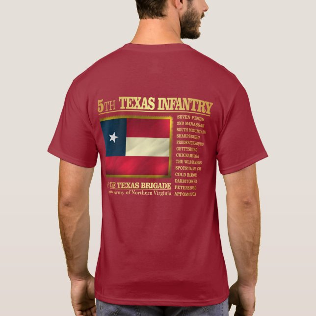 T-shirt 5e infanterie du Texas (BA2) (Dos)