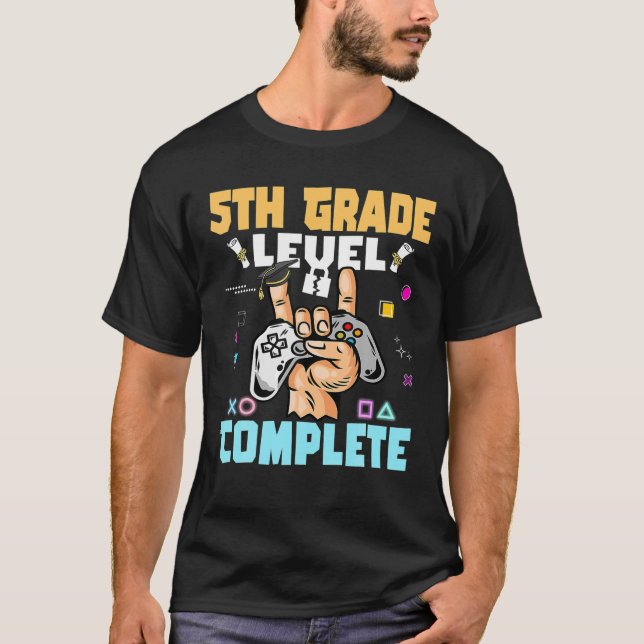 T-shirt 5E Niveau Terminé 5E Année Ga (Devant)