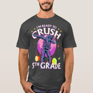 T-shirt 5th Grade Dabbing Astronaut Back to School Im Read