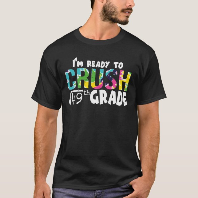 T-shirt 5Th Grade Squad Team Hello Fifth Grade Back To Sch (Devant)