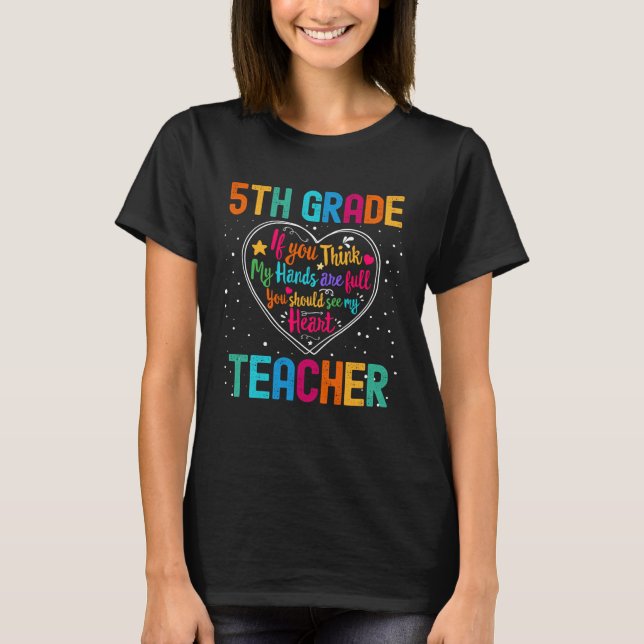 T-shirt 5th Grade Teacher Appreciation Week Back to School (Devant)