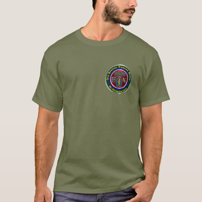 T-shirt 5th Special Forces Group Airborne (Devant)