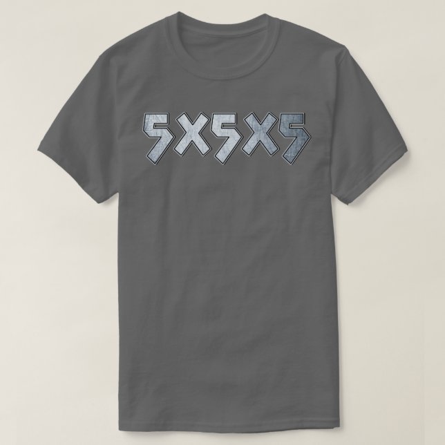 T-shirt 5x5x5 (Design devant)