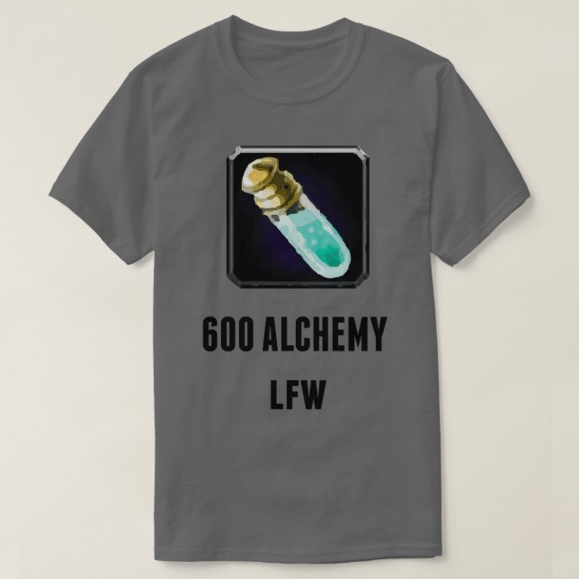 T-shirt 600 Alchimie LFW Noir (Design devant)