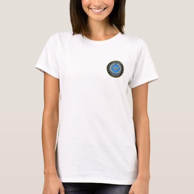 T-shirt [600] Garde côtière : Capitaine (CAPT) (Devant)