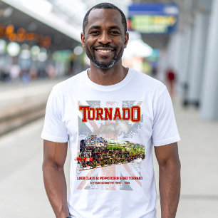 T-shirt 60163 Tornado Train à vapeur Vintage Locomotive