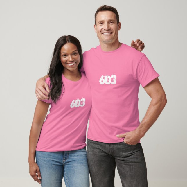 T-shirt 603 ; vivre libre ou mourir (Unisexe)