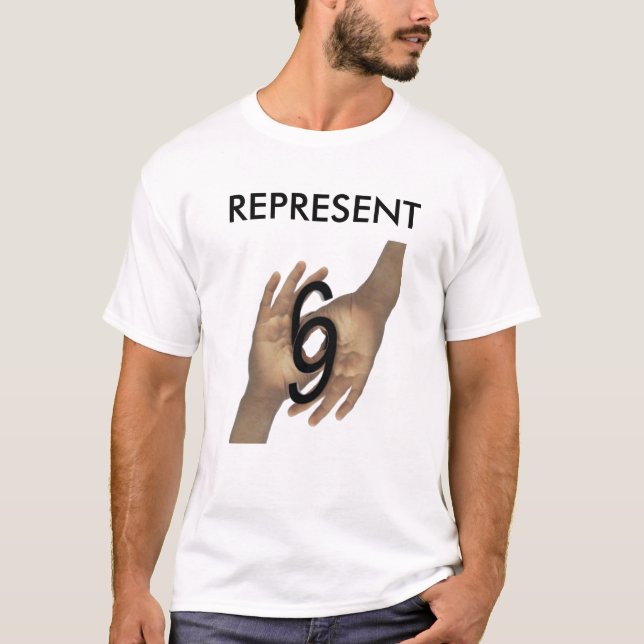 T-SHIRT 609, REPRÉSENTENT (Devant)