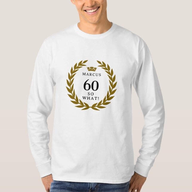 T-shirt 60 Alors ce drôle Laurel Wreath Crown 60e annivers (Devant)