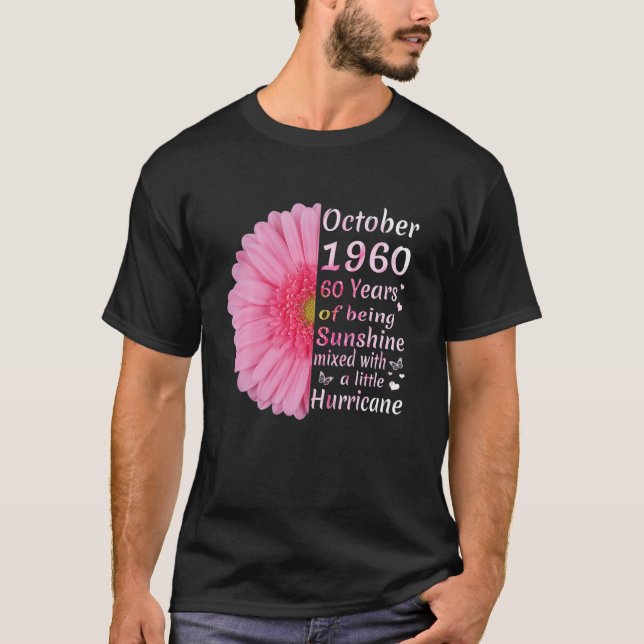 T-shirt 60 ans Anniversaire Fille 60e anniversaire Cadeau  (Devant)