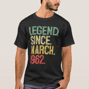 T-shirt 60 Ans Anniversaires Hommes 60E Anniversaire Légen