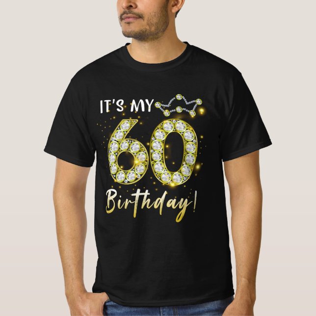 T-shirt 60 ans C_s mon anniversaire 60e anniversaire Diamo (Devant)