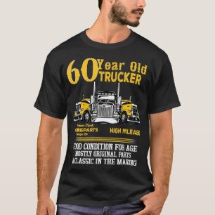 T-shirt 60 Ans Camion Funny 60e Anniversaire Cadeau Hommes
