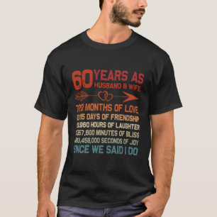 T-shirt 60 Ans Comme Mari 60E Anniversaire Pour