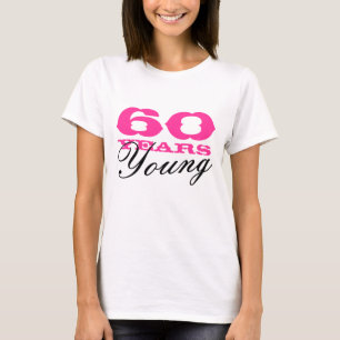 T-shirt 60 ans de jeune tee - shirt pour les soixantième