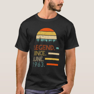 T-shirt 60 ans de légende depuis juin 1963 60e anniversair