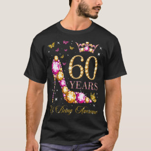 T-shirt 60 ans d'être génial 60 ans 60e anniversaire