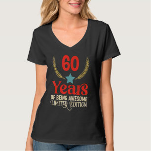 T-shirt 60 ans d'être génial 60e anniversaire