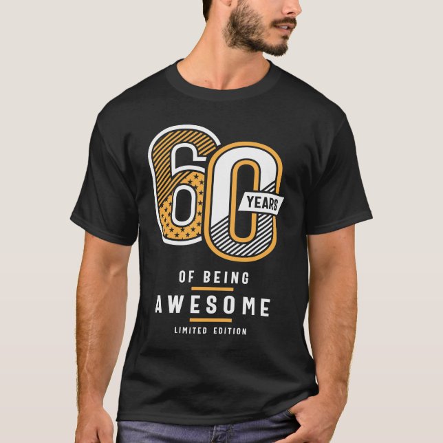T-shirt 60 ans d'être génial 60e anniversaire (Devant)