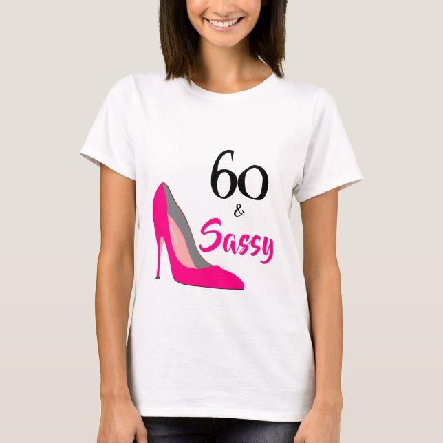 T-shirt 60 ans et fougueux 60e anniversaire (Devant)
