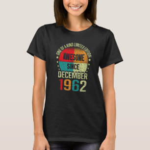 T-shirt 60 ans stupéfiant depuis décembre 1962 Vintage 60è