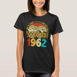 T-shirt 60 ans stupéfiant depuis octobre 1962 60e naissanc