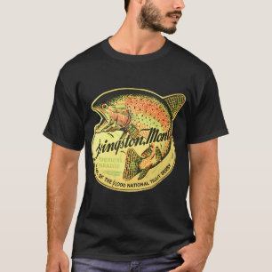 T-shirt 60 Ans Vintage 1961 Pêche Pêcheur 60Ème Bi