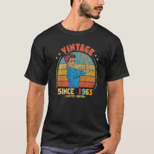 T-shirt 60 ans Vintage 1963 60e anniversaire 19