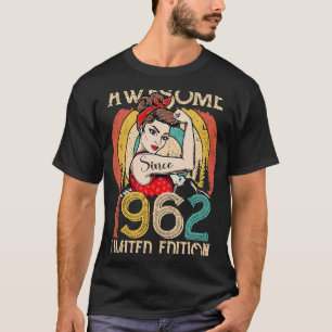 T-shirt 60 ans vintage pour les femmes Meilleur des 19 ans