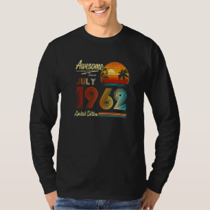 T-shirt 60 E Anniversaire 60 Ans Awesome Depuis Juillet 19