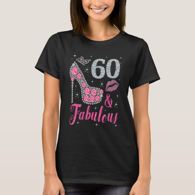 T-shirt 60 & Et Fabuleux 1962 60 Anniversaire Femmes (Devant)