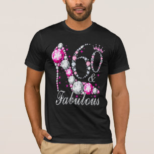 T-shirt 60 & Fabuleux 60 Ans 60e Anniversaire Diamant C