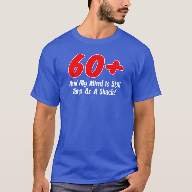 T-shirt 60 Plus Mind Tarp Comme Shack (EN SOMBRE) (Devant)