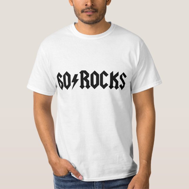 T-shirt 60 rocks (Devant)