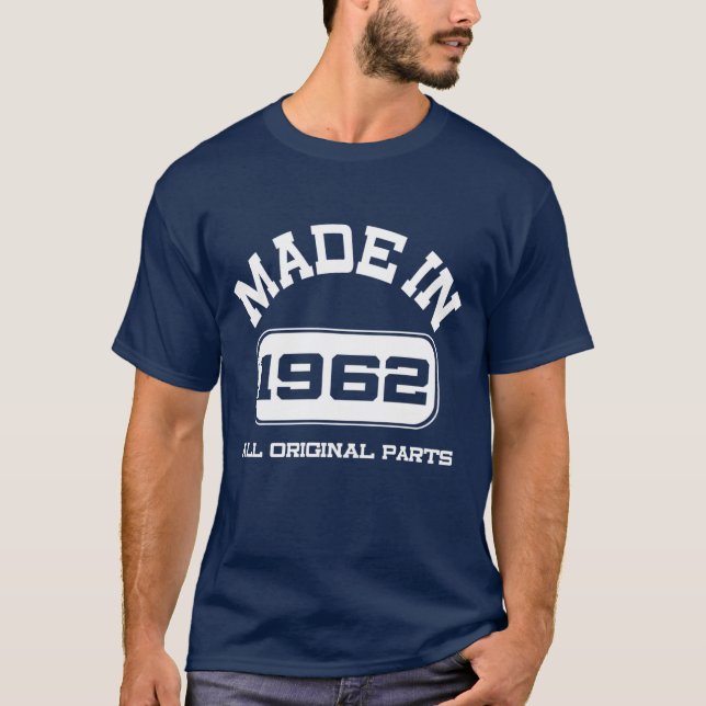 T-Shirt 60e anniversaire 1962 (Devant)