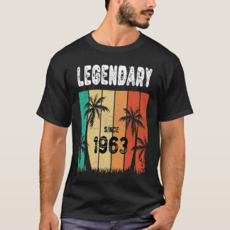 T-shirt 60e anniversaire 1963 Anniversaire pour hommes et 