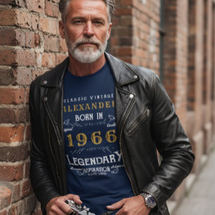 T-shirt 60e anniversaire Ajoutez votre nom Né 1963 Légenda
