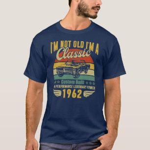 T-shirt 60e anniversaire Cadeaux pour hommes papa Retro Vi