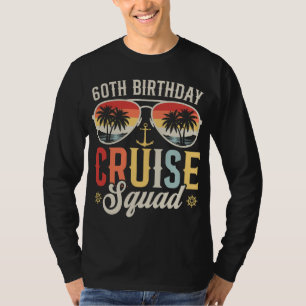 T-shirt 60E Anniversaire Croisière Famille Hommes Correspo