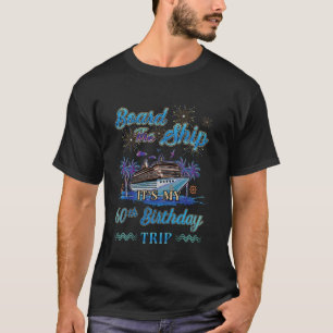 T-shirt 60e anniversaire Croisière Voyage à bord du navire
