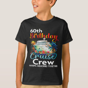 T-shirt 60e anniversaire de croisière Crew Friends Famille