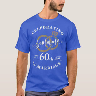 T-shirt 60e anniversaire de mariage - 60 ans de mariage 