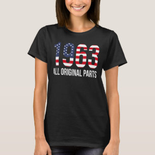T-shirt 60e anniversaire Design u2013 1963 US America Drap