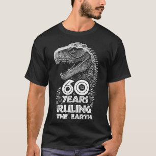 T-shirt 60e anniversaire Dinosaure Amateurs Anniversaire