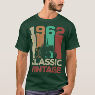 T-shirt 60e anniversaire Fermier 1962 Retro Vintage