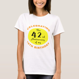 T-shirt 60e anniversaire Gag cadeau