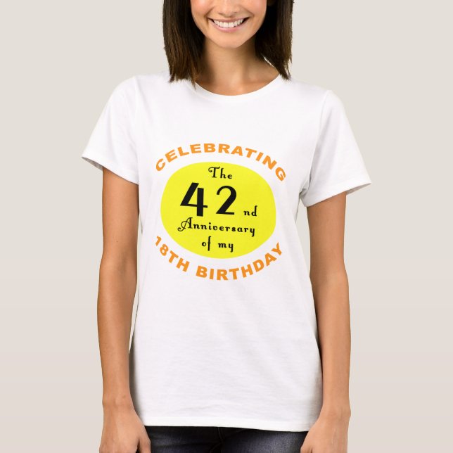 T-shirt 60e anniversaire Gag cadeau (Devant)