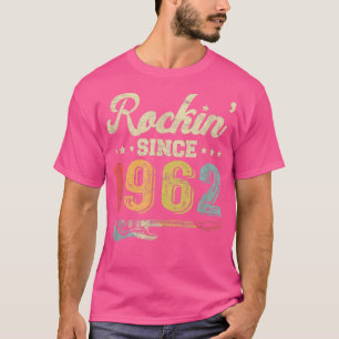 T-shirt 60e anniversaire Guitare Vintage Rockin depuis 196
